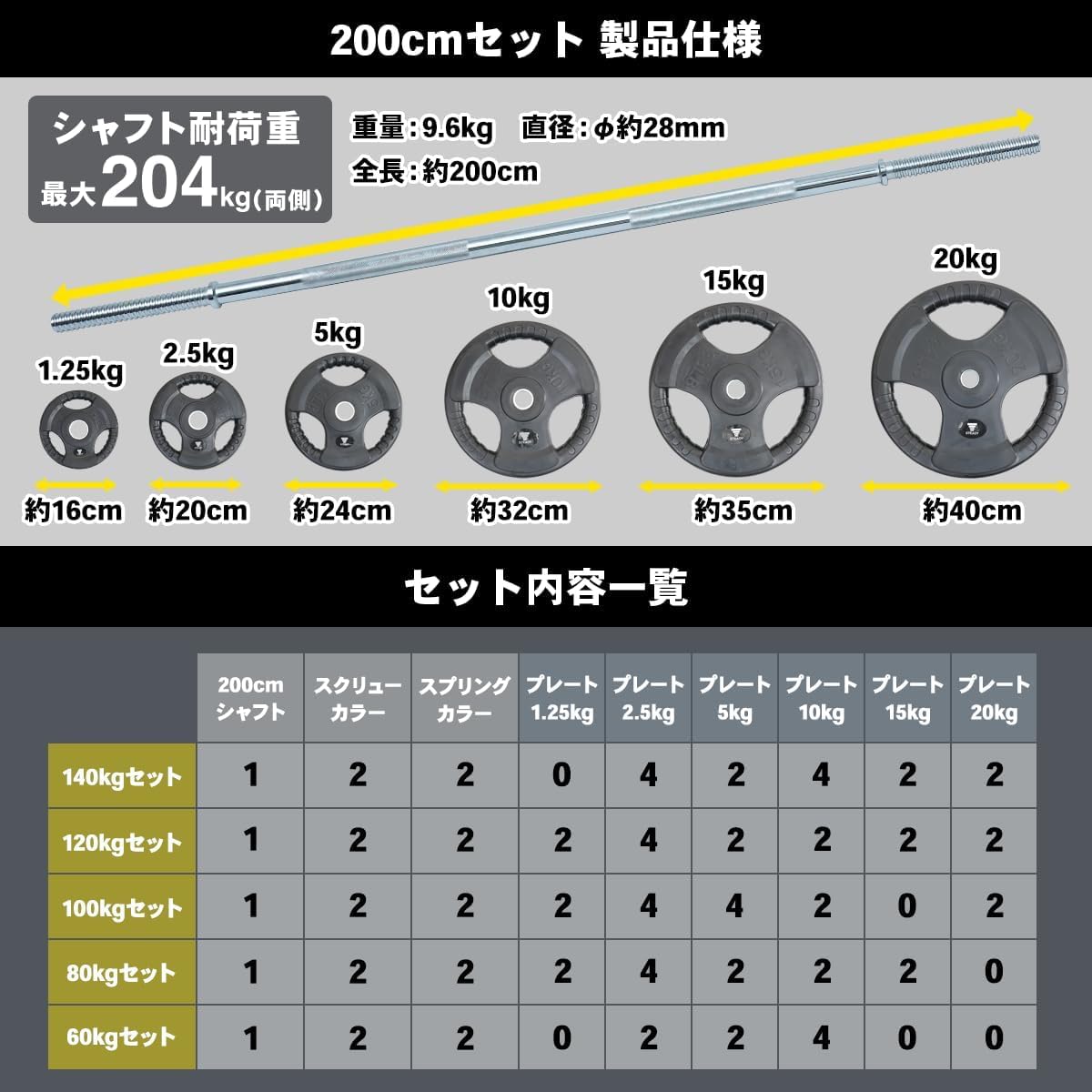 バーベルシャフト・プレート ST129