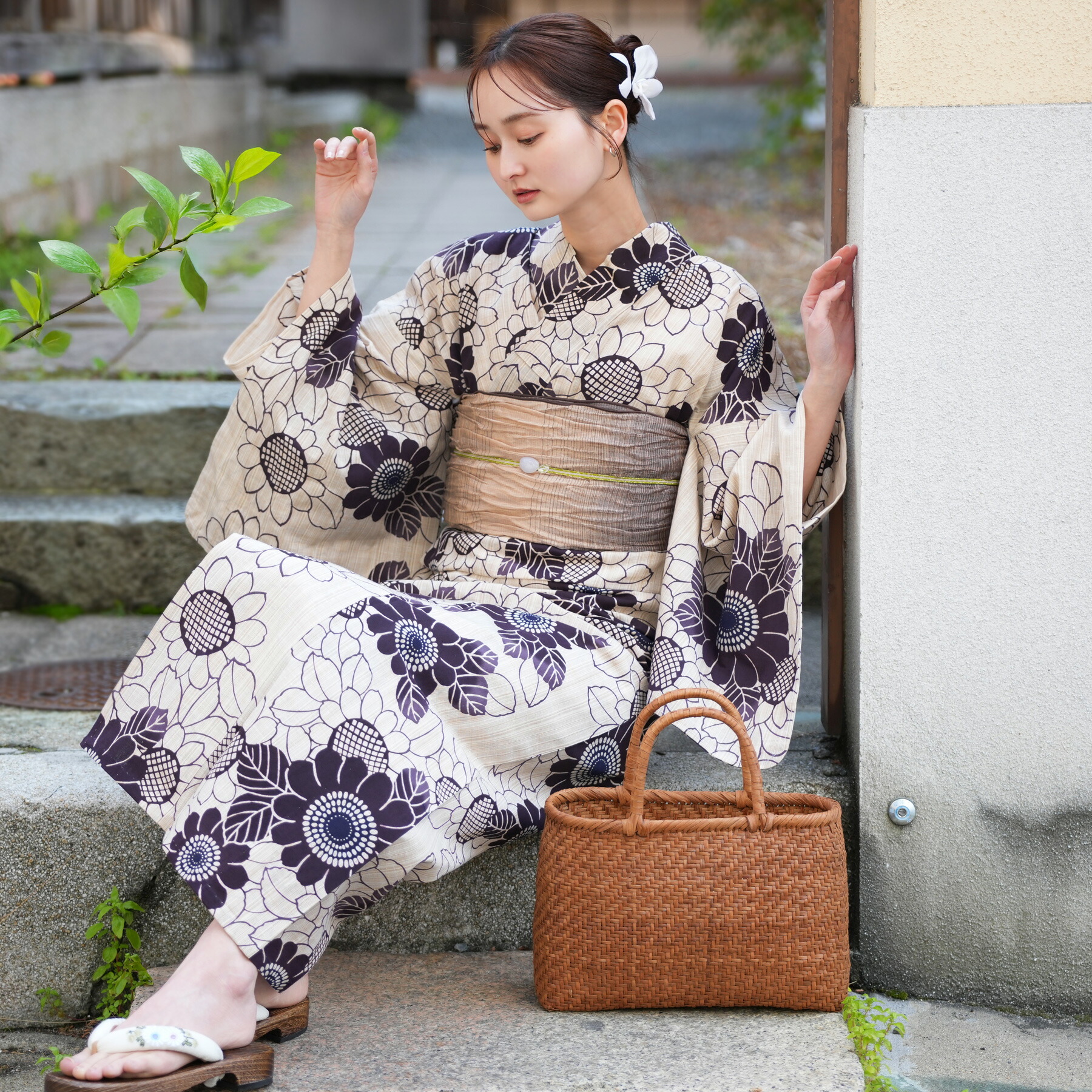 楽天市場】【20％OFF】【utatane×注染工房 日本製小幅生地使用 浴衣3点