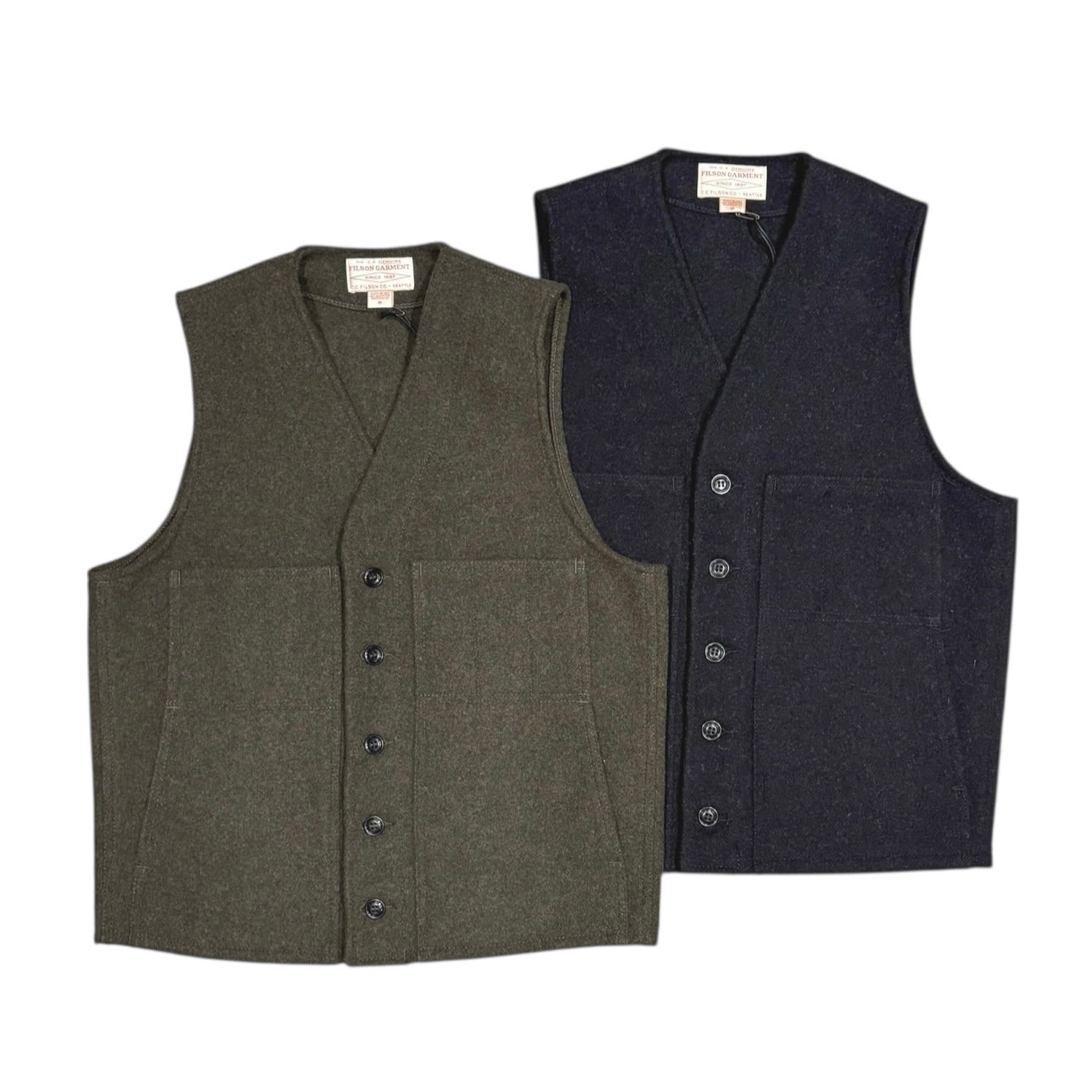 楽天市場】フィルソン FILSON マッキーノ ウールベスト 10055 メンズ