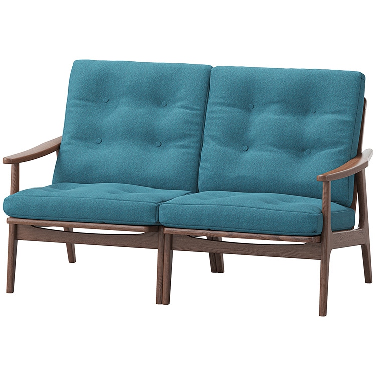 マルニ60プラス ワイドハイバック 2シーター (ウォールナット