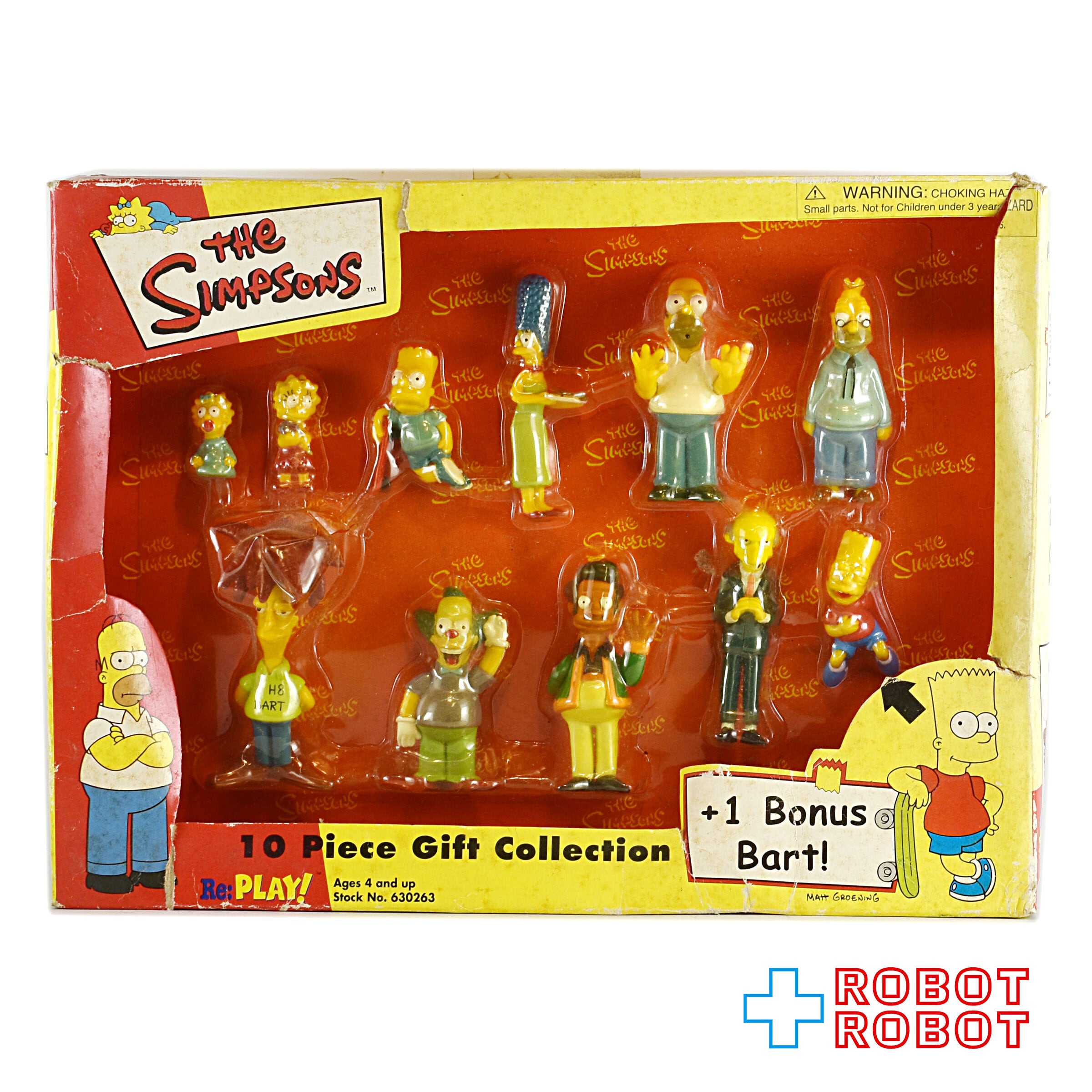 シンプソンズ 10ピース・ギフトコレクション PVCフィギュアセット 箱入