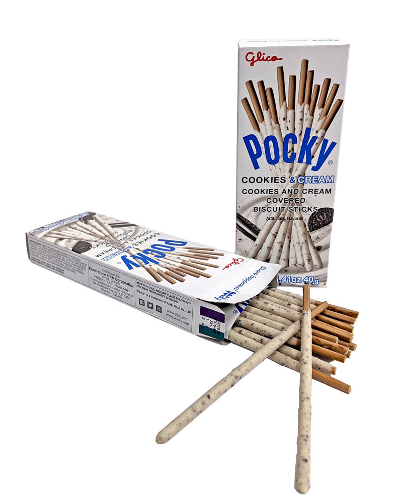 Pocky 1.41oz Box Cookies and Cream — b.a. Sweetie Candy Store