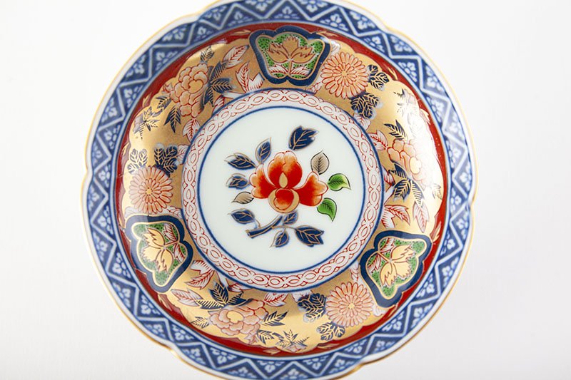 極錦金彩古伊万里様式【小皿揃(5枚)】 木箱入｜有田焼なら賞美堂本店