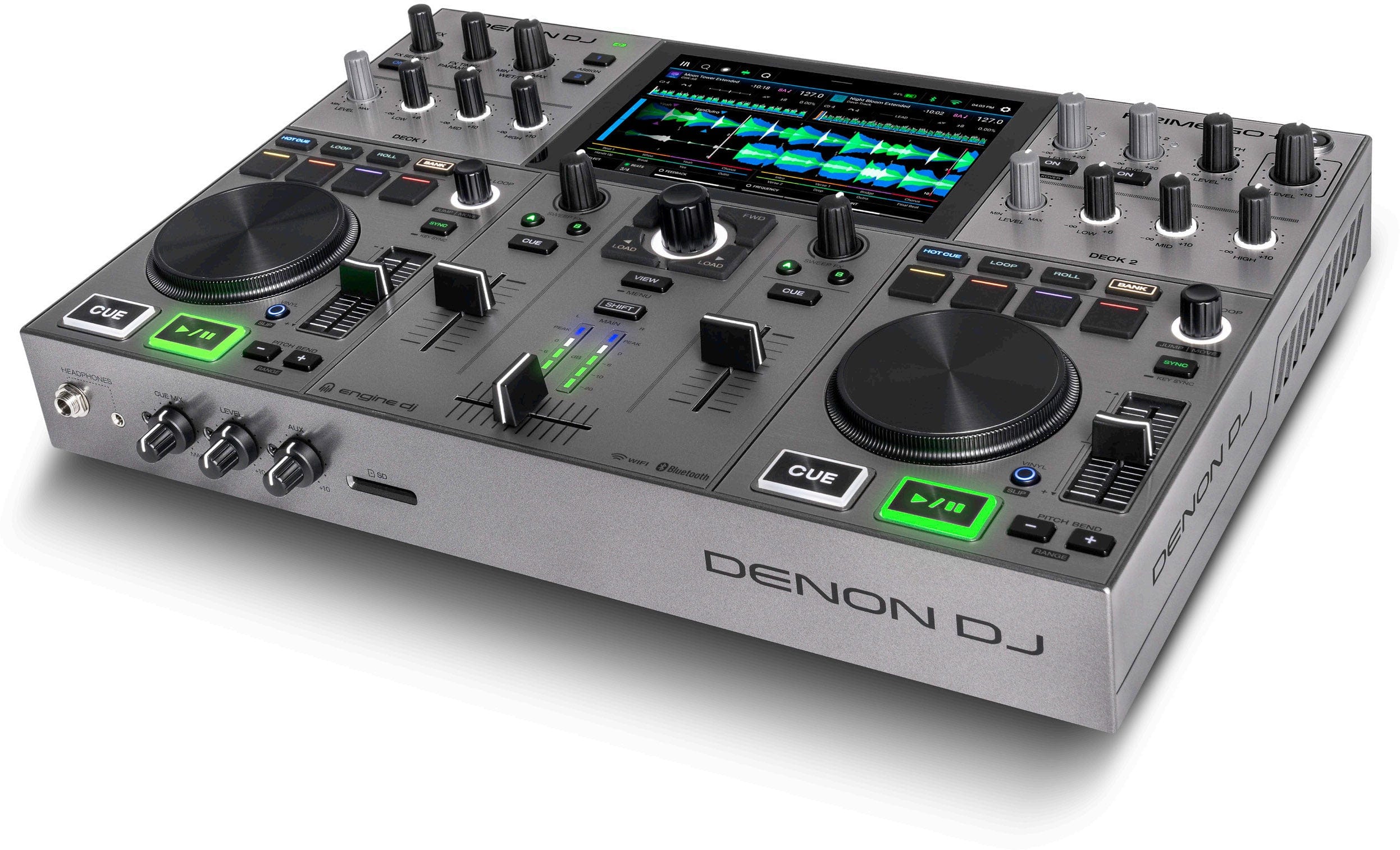Denon DJ Prime 2 Smart DJ Console with 7In Touchscreen