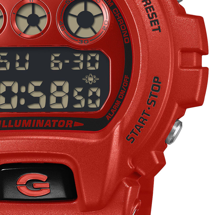 G-SHOCK アイコニック スタイルズ レッド ブラックアクセント DW