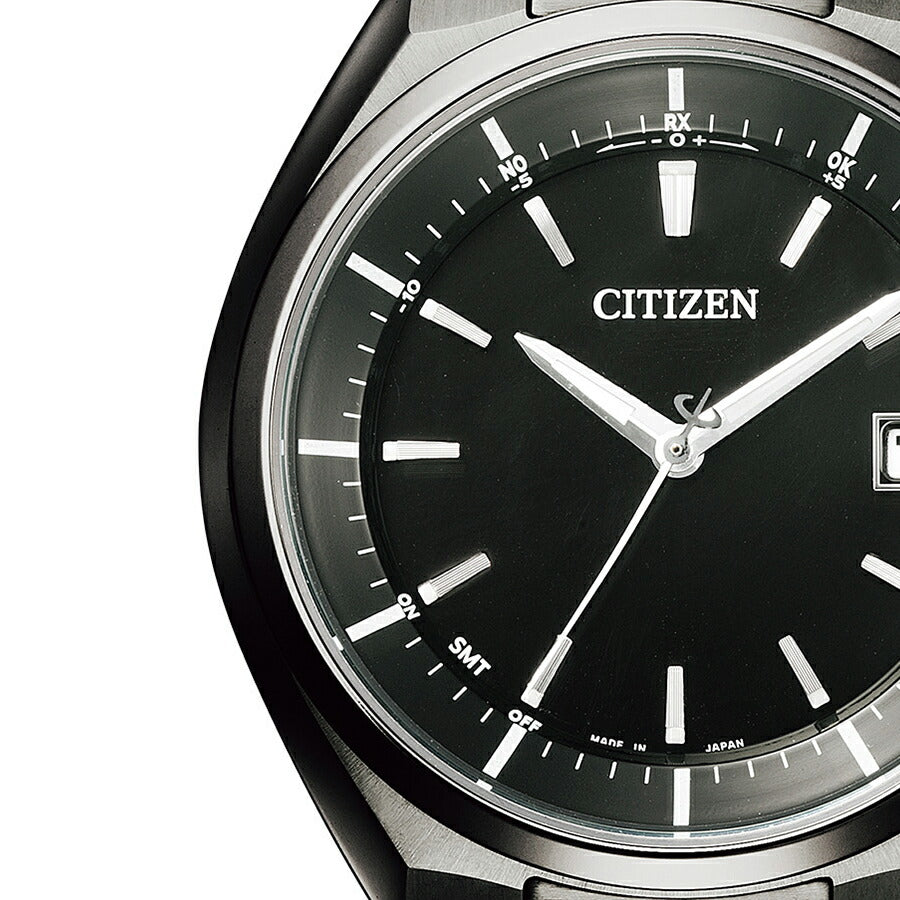 シチズン アテッサ ブラックチタン 3針 ワールドタイム CB3015-53E