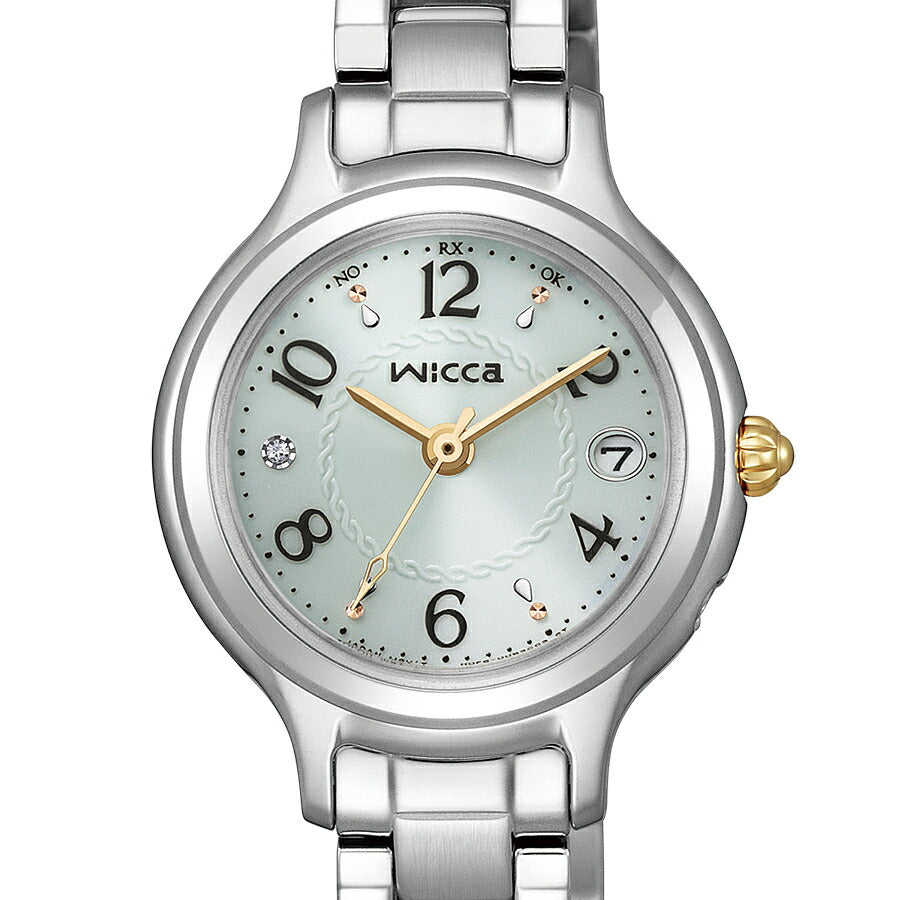 シチズン ウィッカ KS1-911-71 レディース ソーラー 電波 ミントブルー