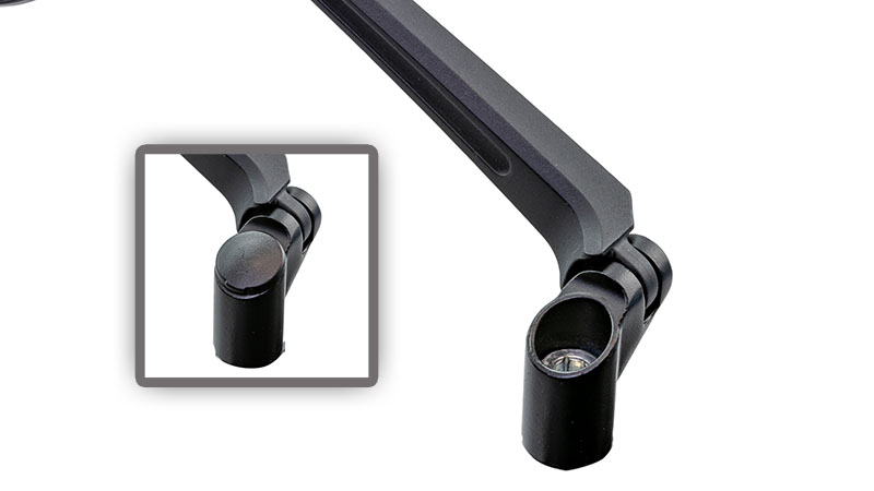 ミラー TECH11 オーバルエッジ ロングアーム ブラック/カーボン 片側1