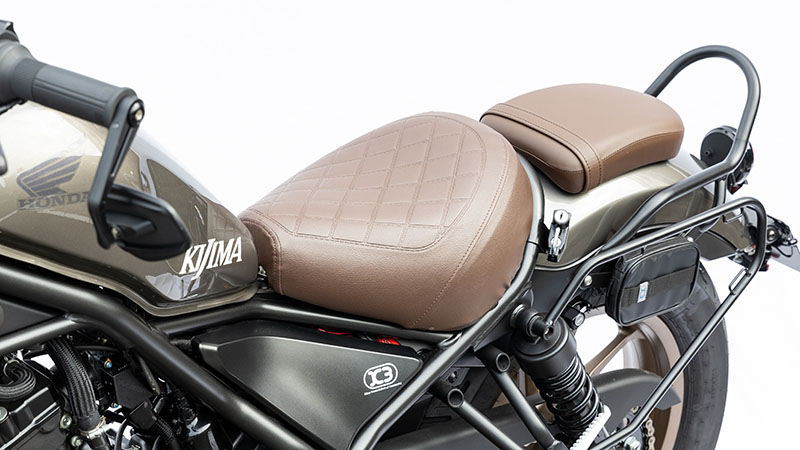 リーチタイプシート ダイヤ柄 ブラウン レブル250/S/500 17Y- - キジマ