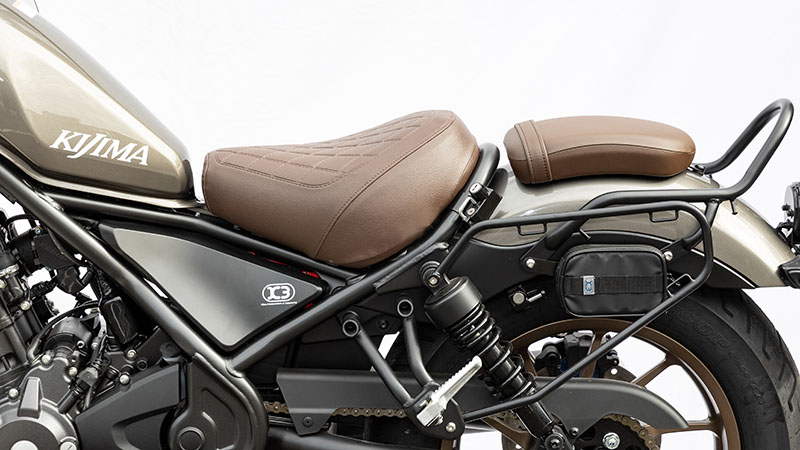 リーチタイプシート ダイヤ柄 ブラウン レブル250/S/500 17Y- - キジマ