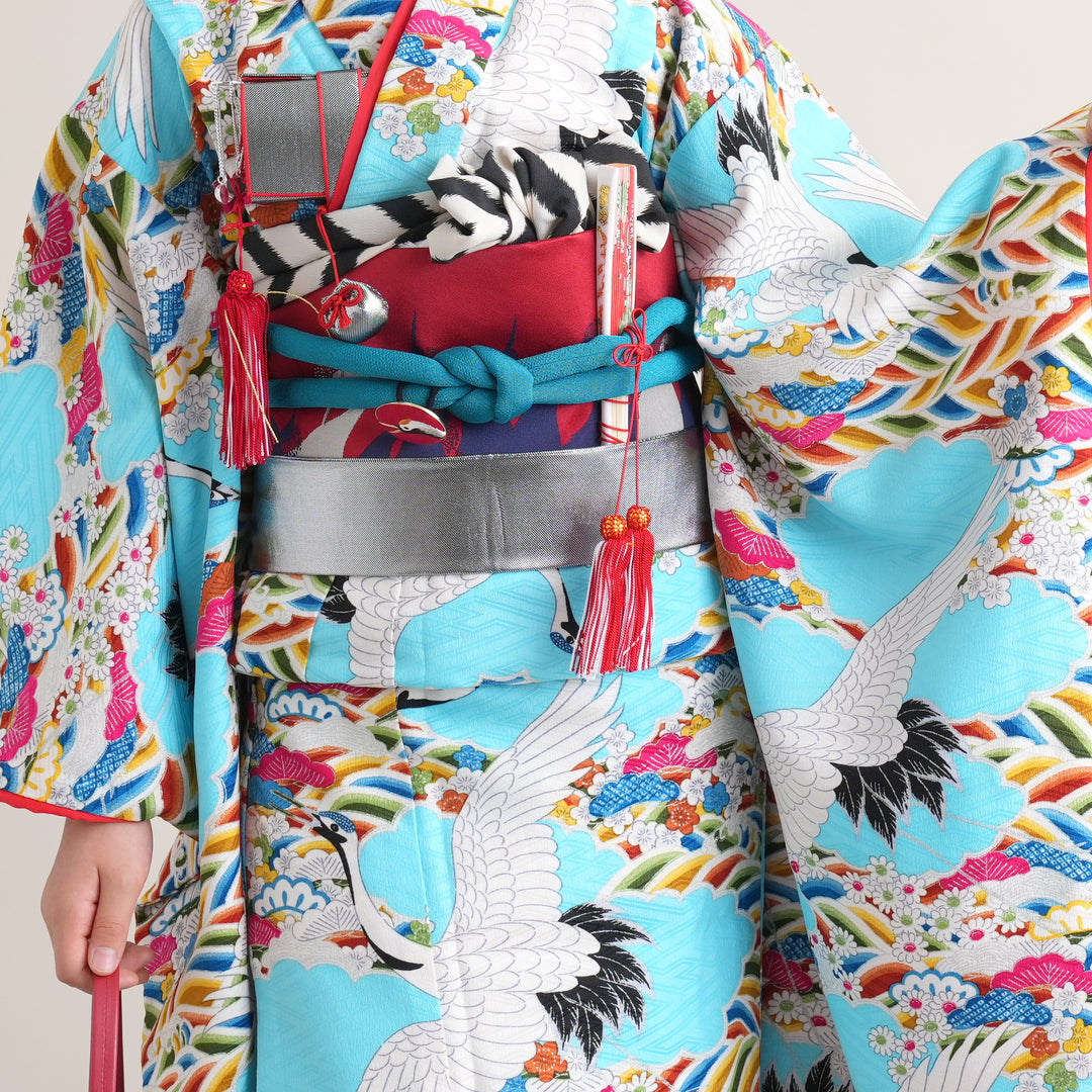 レンタル】七五三 7歳 女の子 Modern Antenna モダンアンテナ 着物