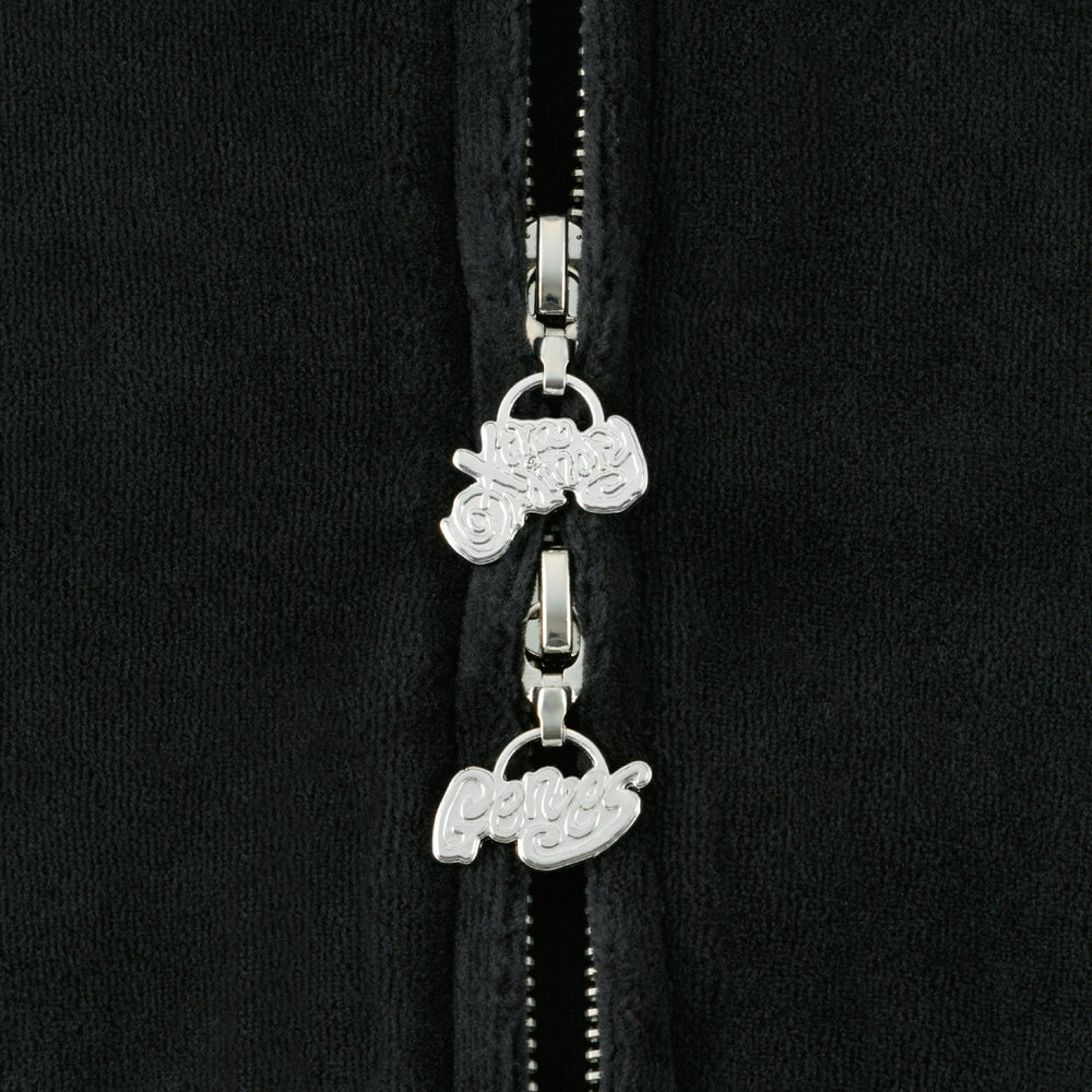 Ships sequentially from early April onward》Velour Zip Hoodie