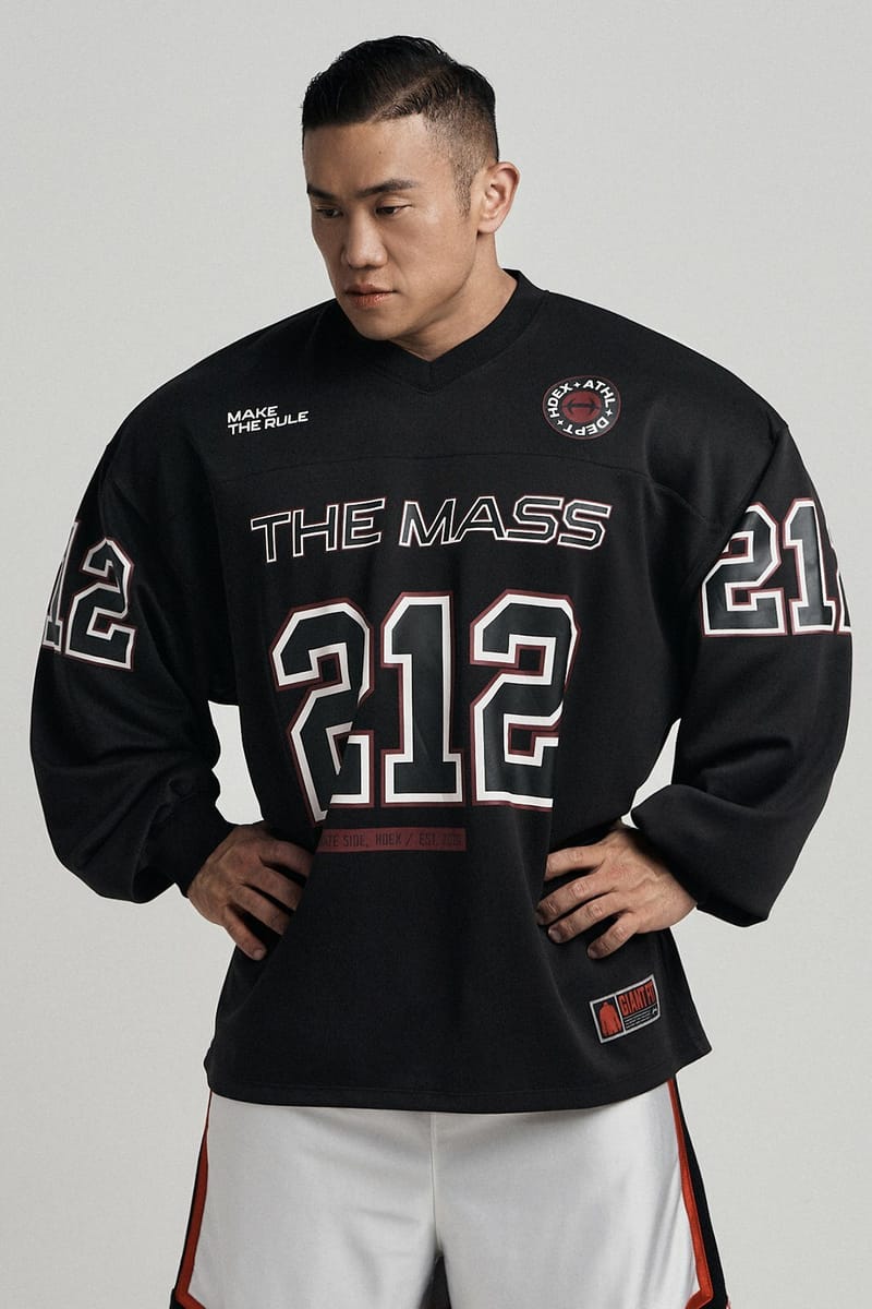 HDEX The Mass 212 Giant Fit Rugby Jersey Long Sleeve -