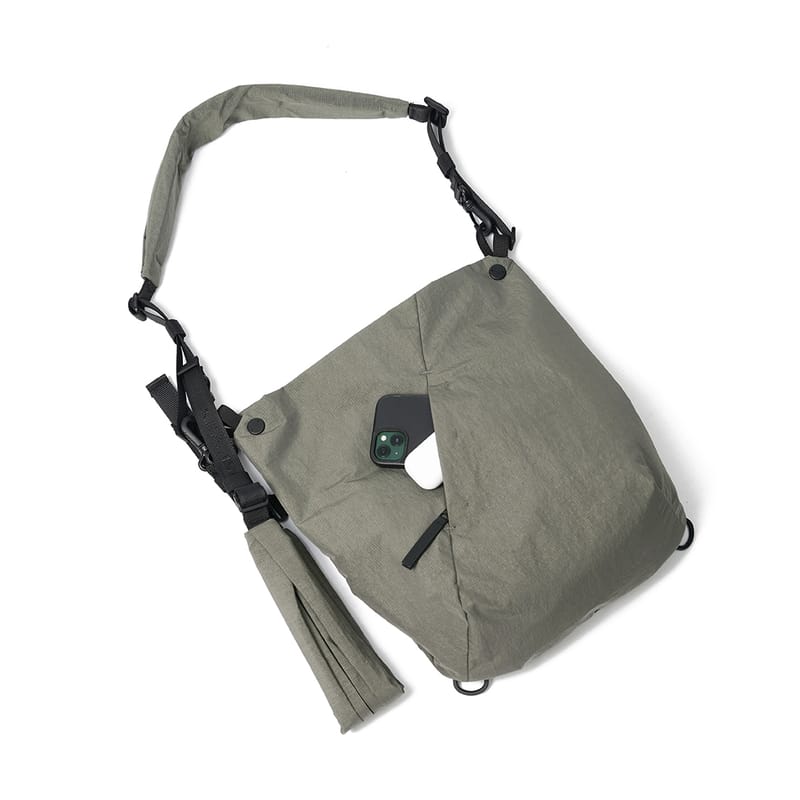 SEALSON TE-S｜ECOYA® 3-WAY MESSENGER BAG SAGE GREEN