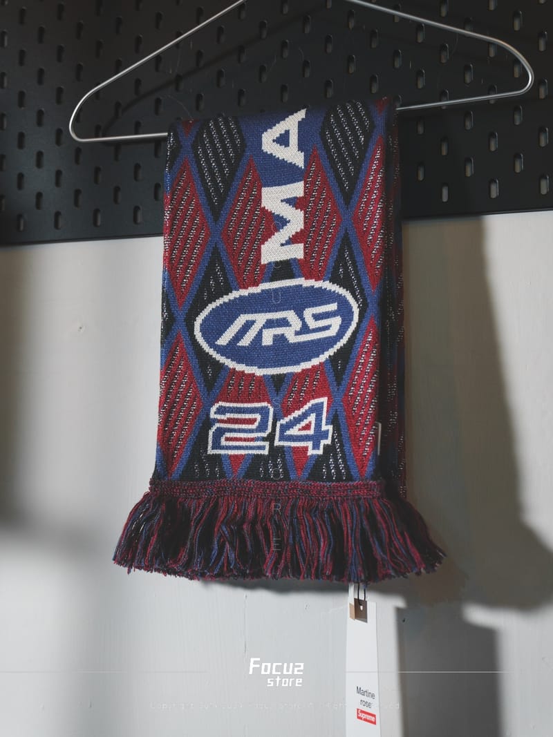 Focus Store】現貨秒發Supreme x Martine Rose Scarf 圍巾藍/黑兩