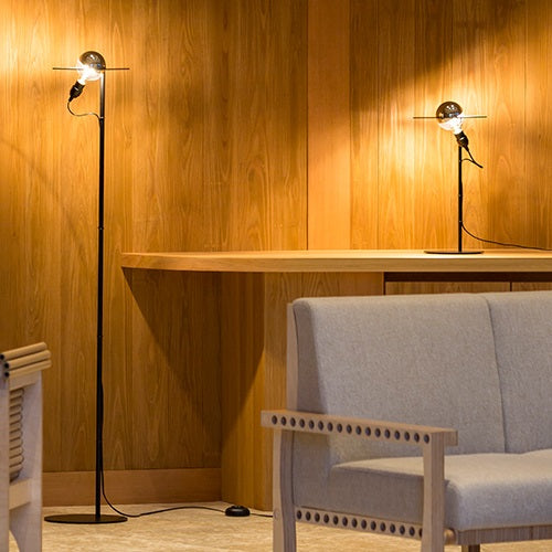 MIRROR BALL LAMP フロアライト ホワイト Φ200mm - YAMAGIWA OnlineStore