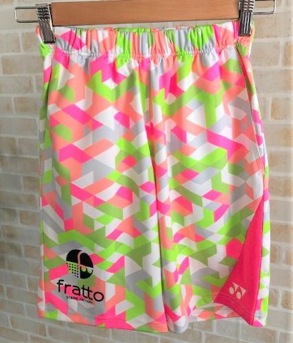fratto / YONEX frattoロゴ入り ハーフパンツ ピンク 705NEOP