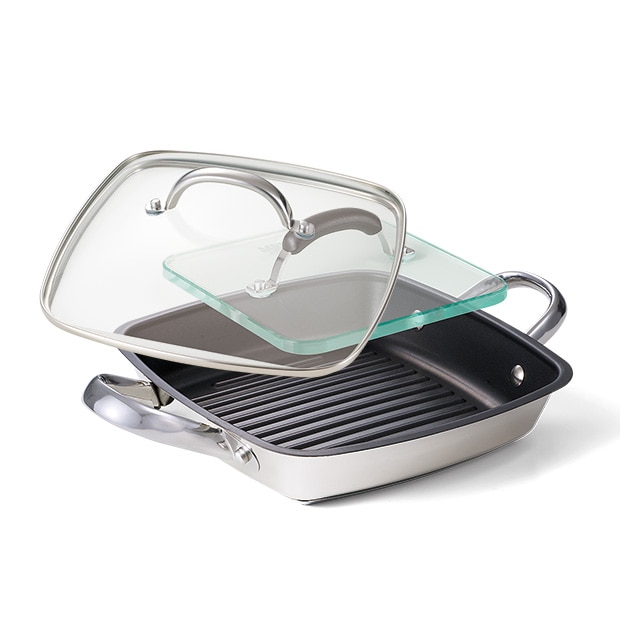 マイヤー スクエアグリルパン 24cm【IH使用可】:オレンジページ shop