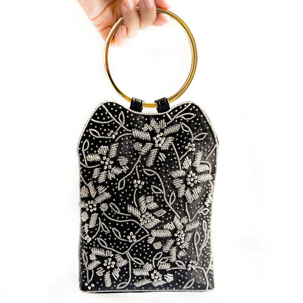 パーティーバッグ ビーズ 刺繍 レディース 通販 手提げバッグ クラッチ