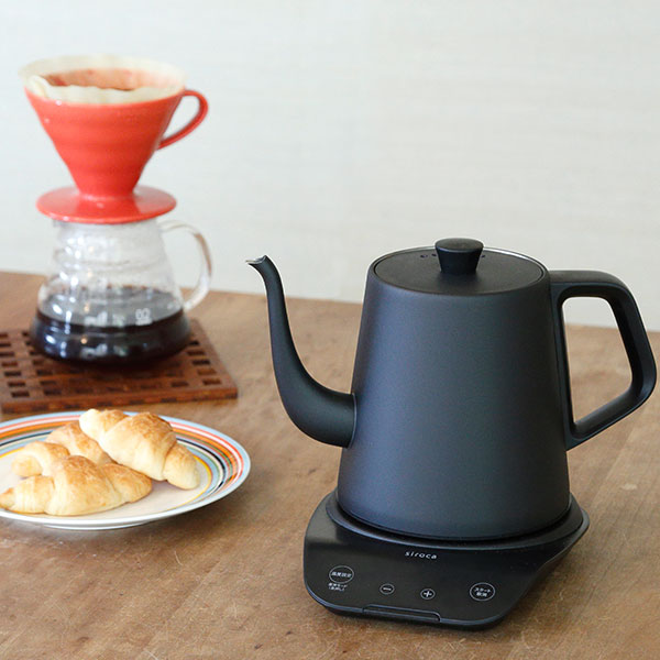 siroca 温度調節ケトル SK-D171（ﾌﾞﾗｯｸ）