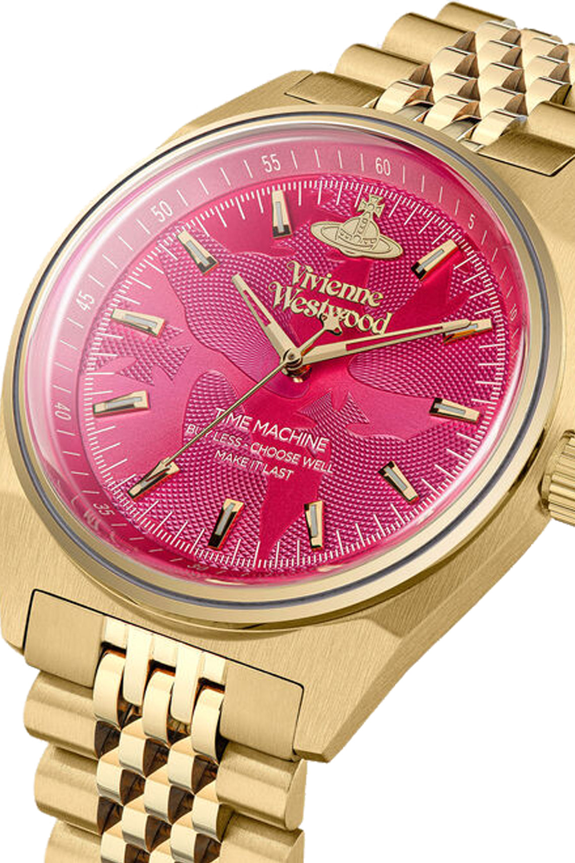Vivienne Westwood Lady Sydenham Gold & Pink Watch