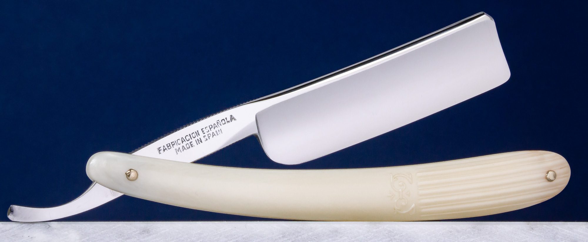 NOS Vintage Filarmonica 13P Novodur Made In Spain Straight Razor