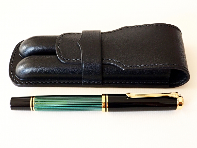 太軸万年筆用ペンケース 【モンブラン149／ペリカンM800／プラチナ
