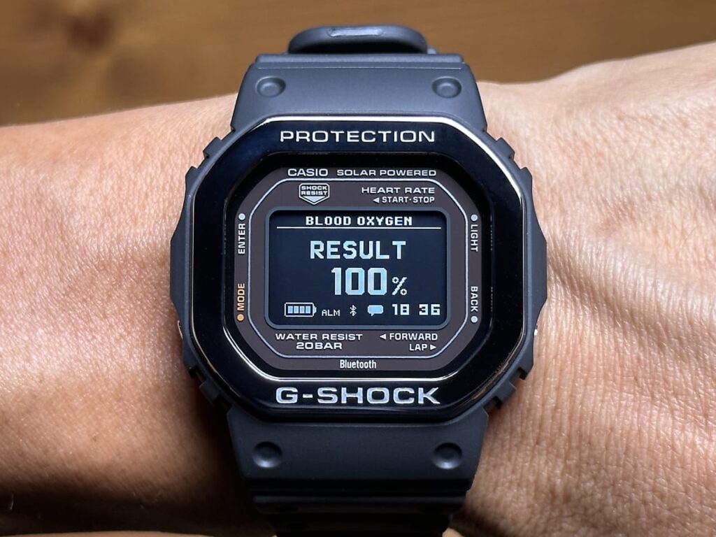 DW-H5600MB-1JRレビュー！心拍数や睡眠計測ができるG-SHOCKスマート