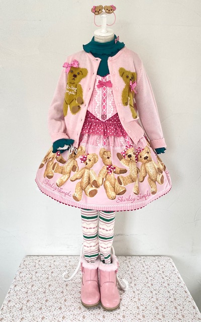 シャーリーテンプル シャーリーベアワンピース 90 shirley シャーリー