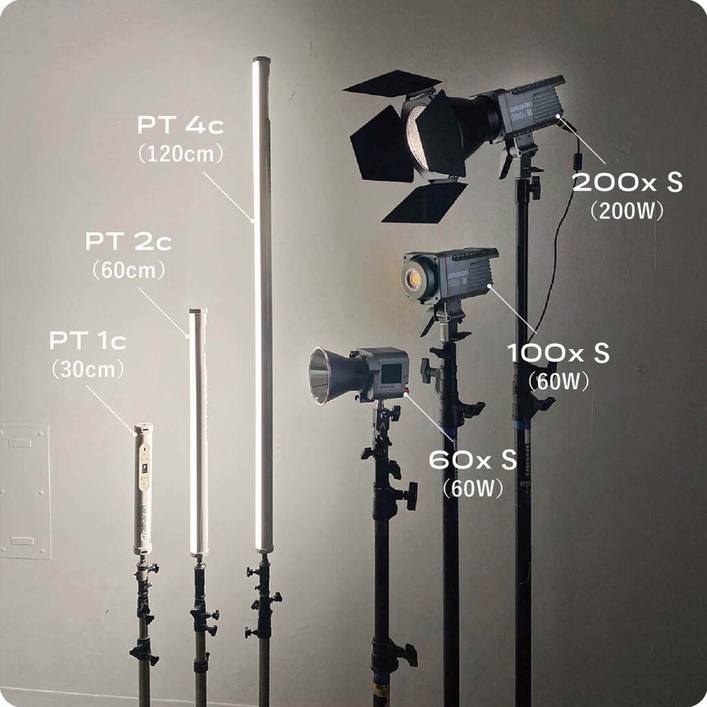 Aputure新型ライト amaran Sシリーズ ＆ PTシリーズを検証する Vol.2