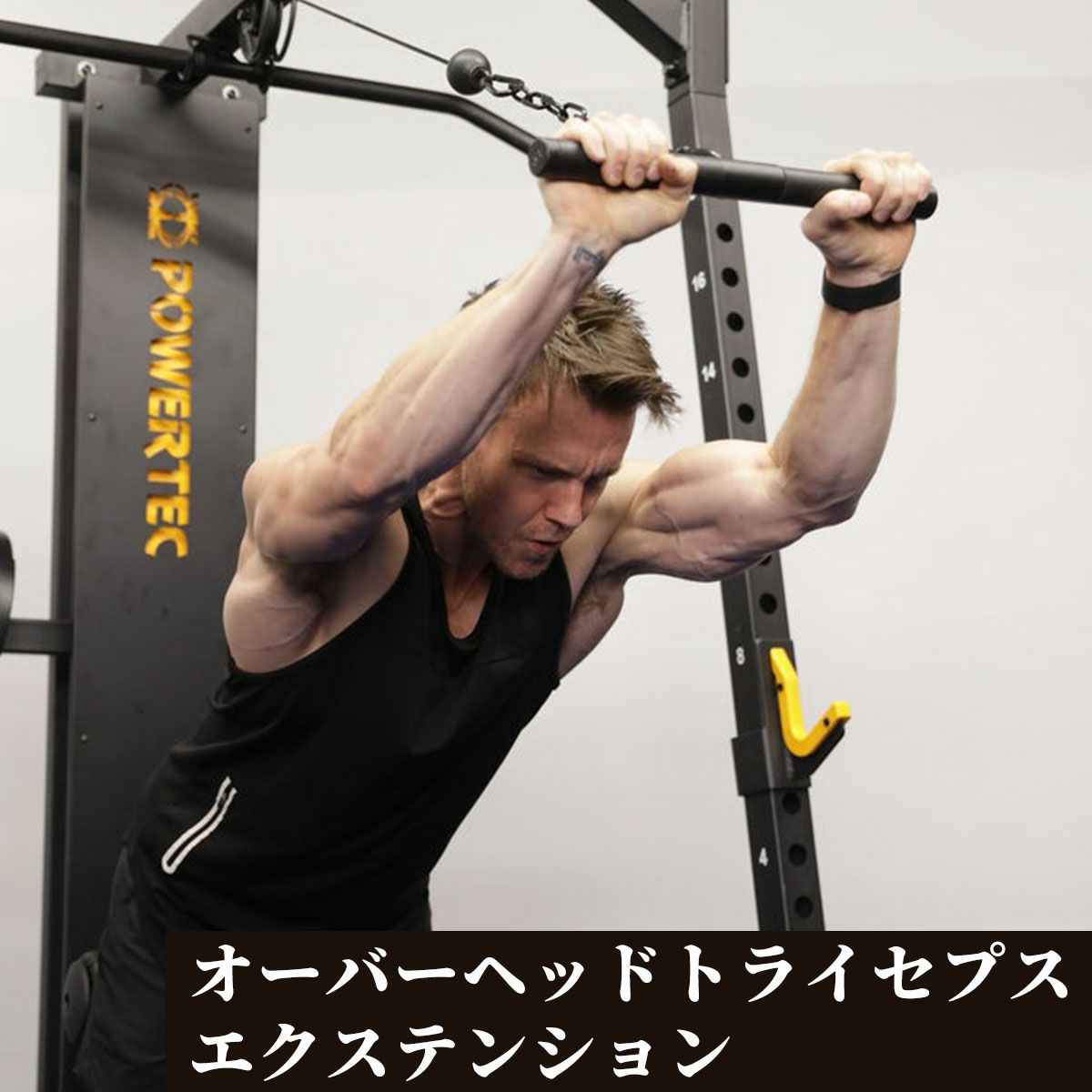 パワーテック トレーニング ギア ハーフラック ブラック WB-HR19-BLK