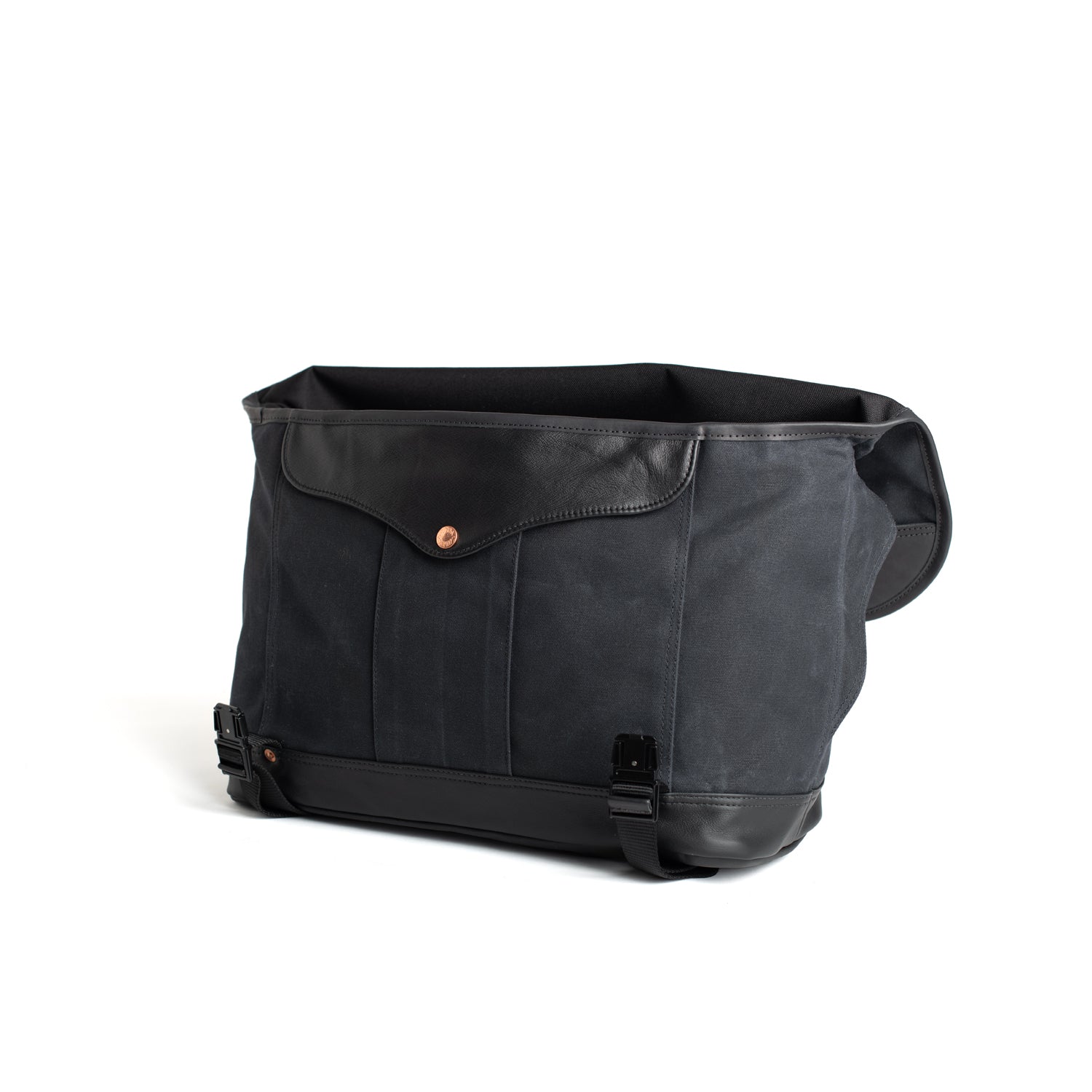 Black Courier Messenger Bag - Sidnaw Company