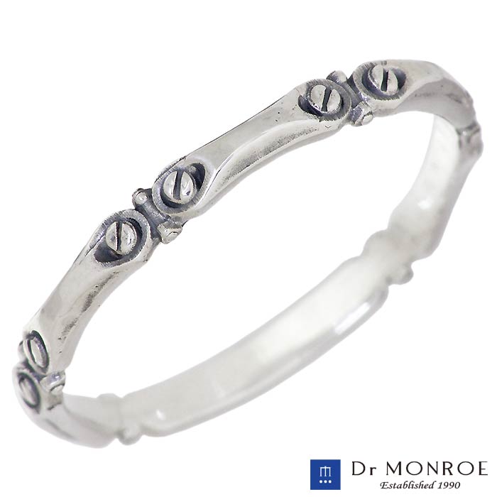 ドクターモンロー Dr MONROE シルバー リング 指輪 メカニカル ナロー