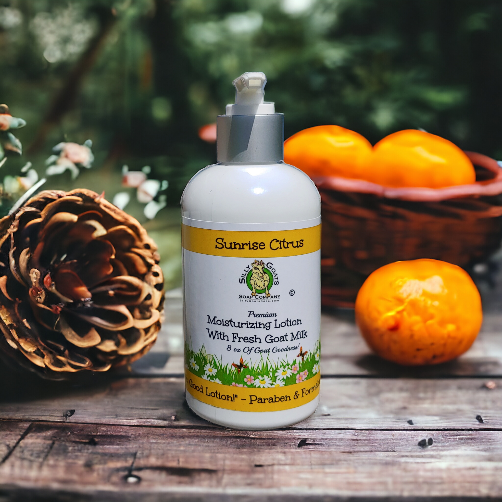 Sunrise Citrus Lotion | Citrus Goat Milk Lotion - Silly Goats Soap