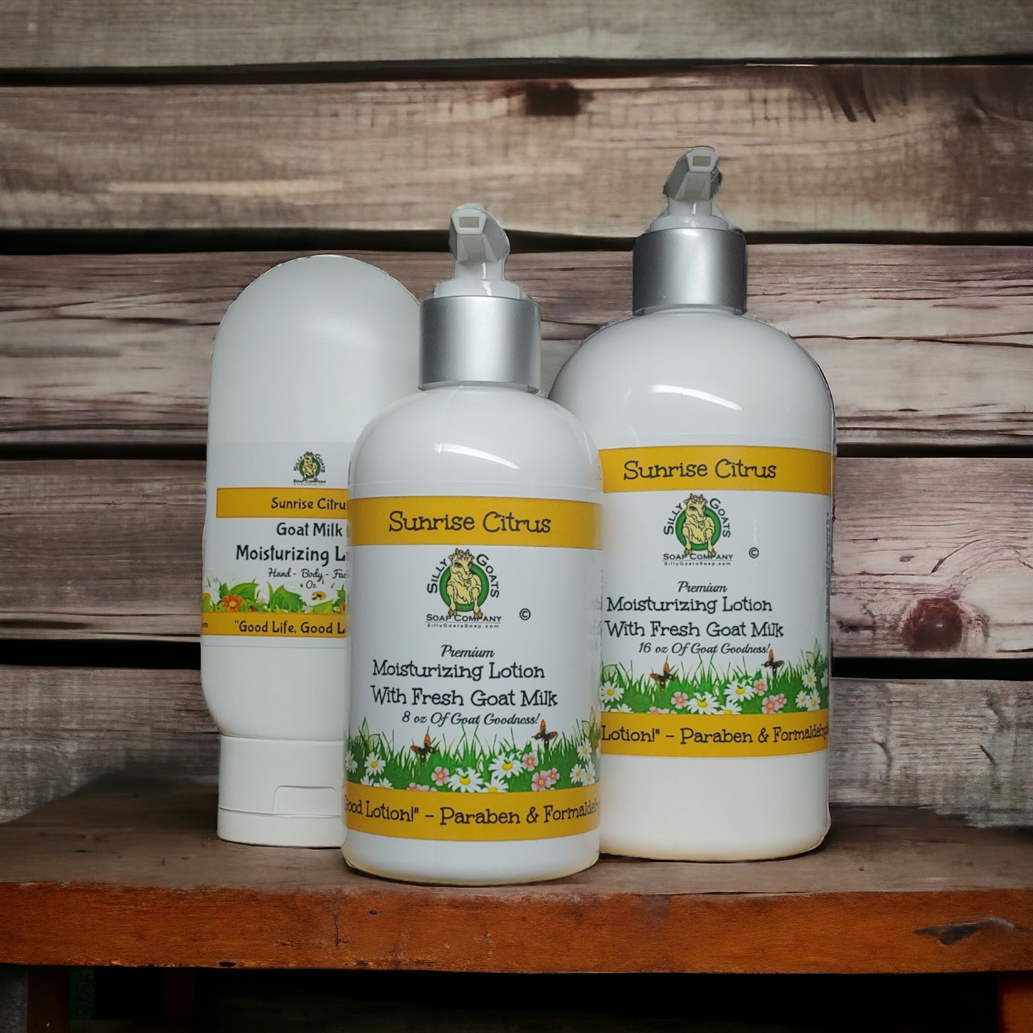 Sunrise Citrus Lotion | Citrus Goat Milk Lotion - Silly Goats Soap