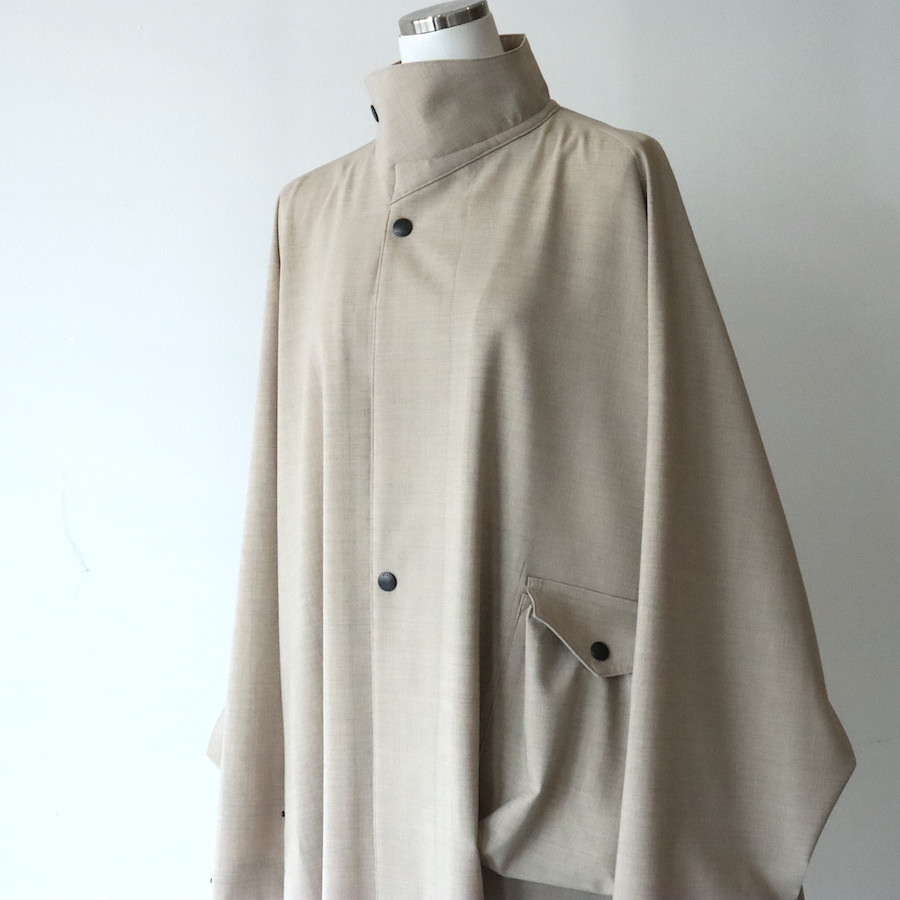 HYKE / STRETCH TROPICAL MILITARY COAT – six