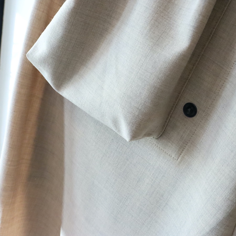 HYKE / STRETCH TROPICAL MILITARY COAT – six