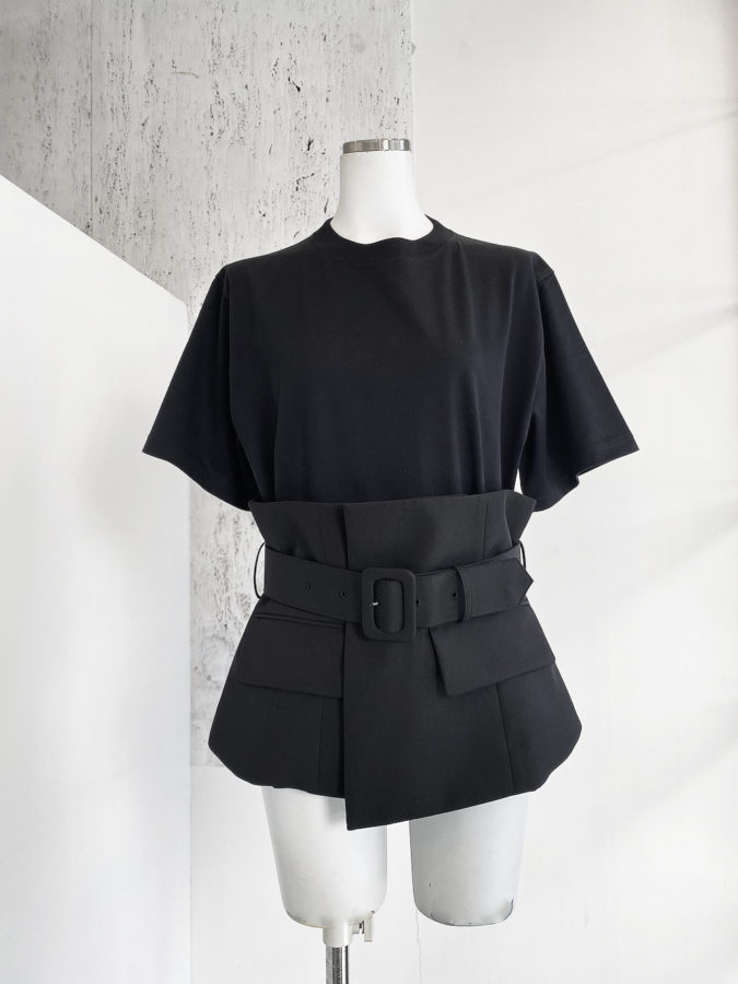 HYKE ハイク/ DOESKIN CORSET BELT – six