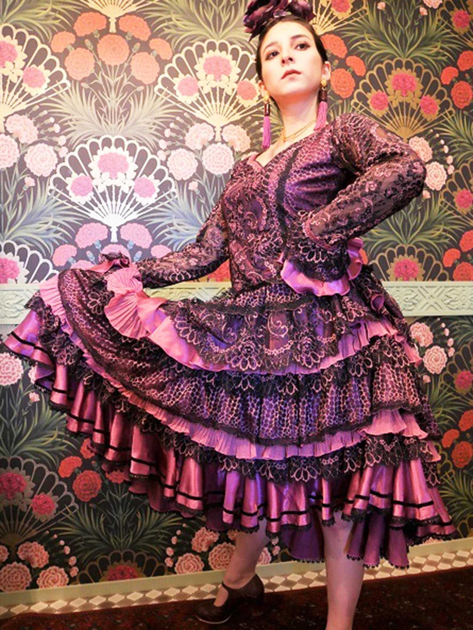 SONIA JOHNES ソニア・ジョーンズ フラメンコ衣装 ワンピース 水玉