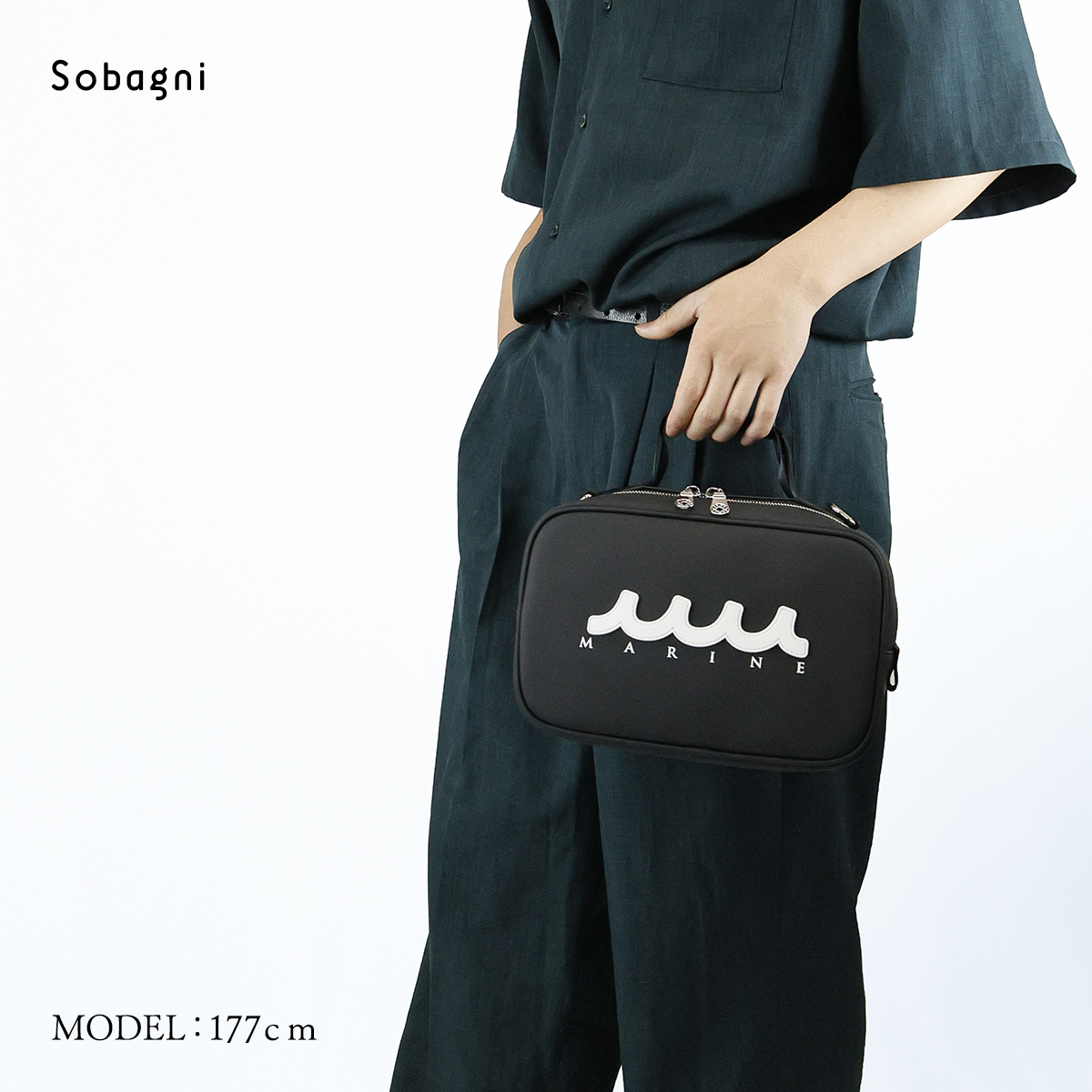 muta marine ムータ エシカル合皮 ポーチバッグ