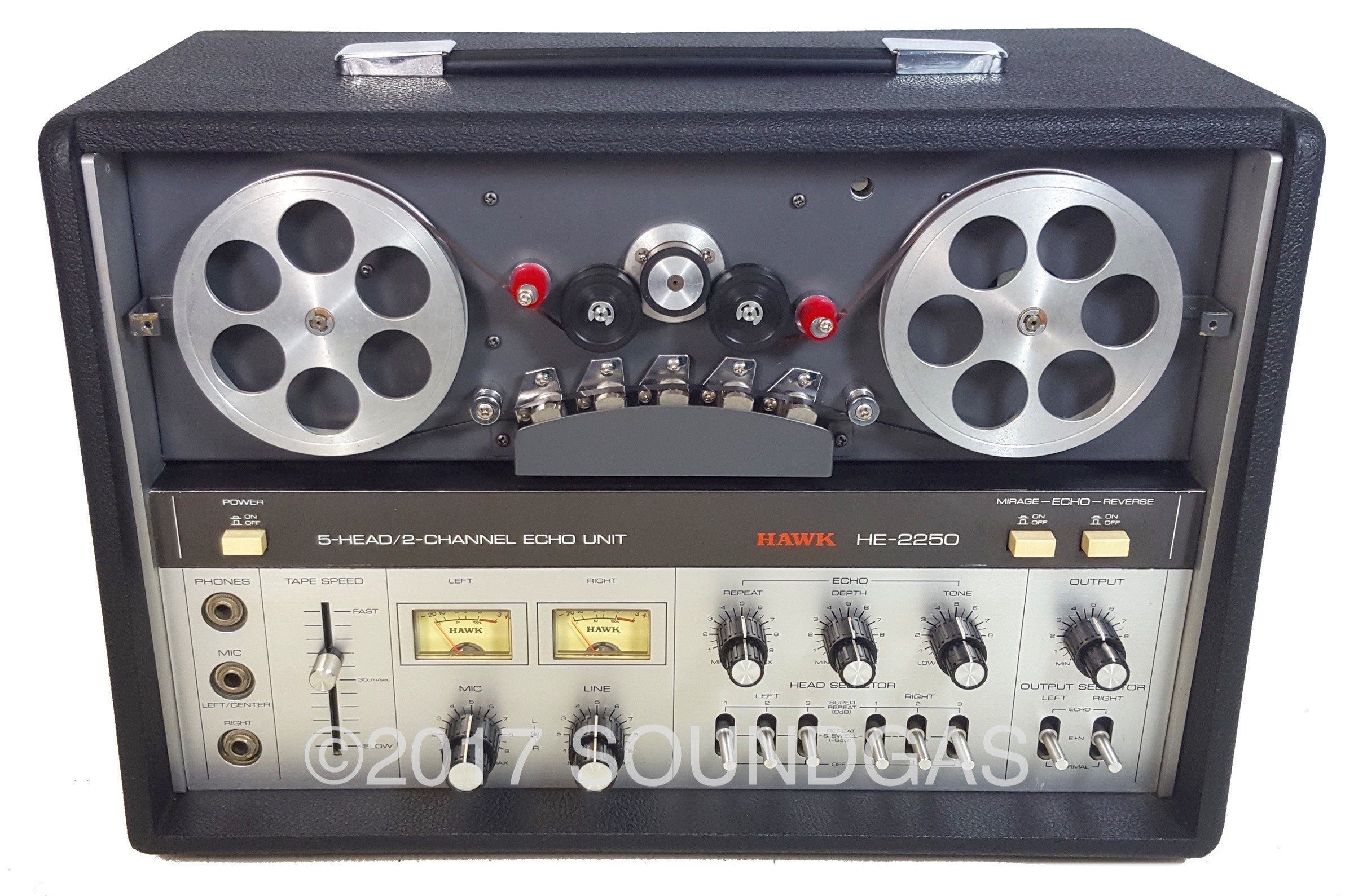 Hawk HE-2250 5-Head/2-Channel Echo Unit FOR SALE – Soundgas