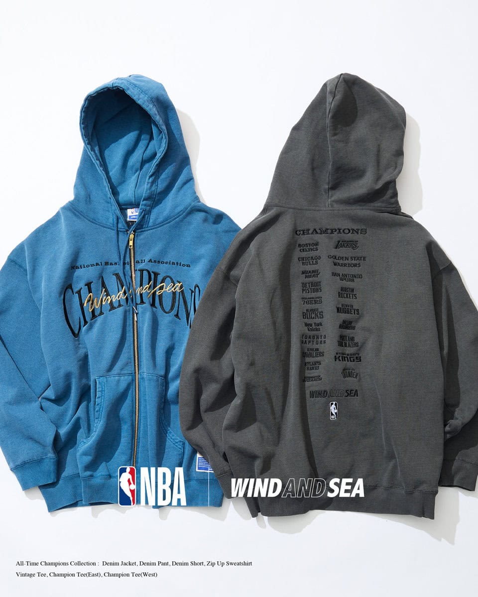 NBA×WIND AND SEAコラボ】第6弾のテーマはCHAMPIONS。豪華な