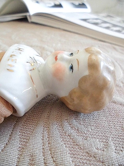 HELEN という名のチャイナヘッドドール ブロンドヘア 19，5cm