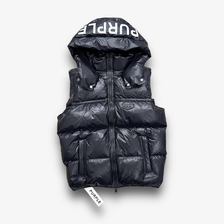 Purple Brand Nylon Puffer Vest Black Beauty – Sneaker Junkies