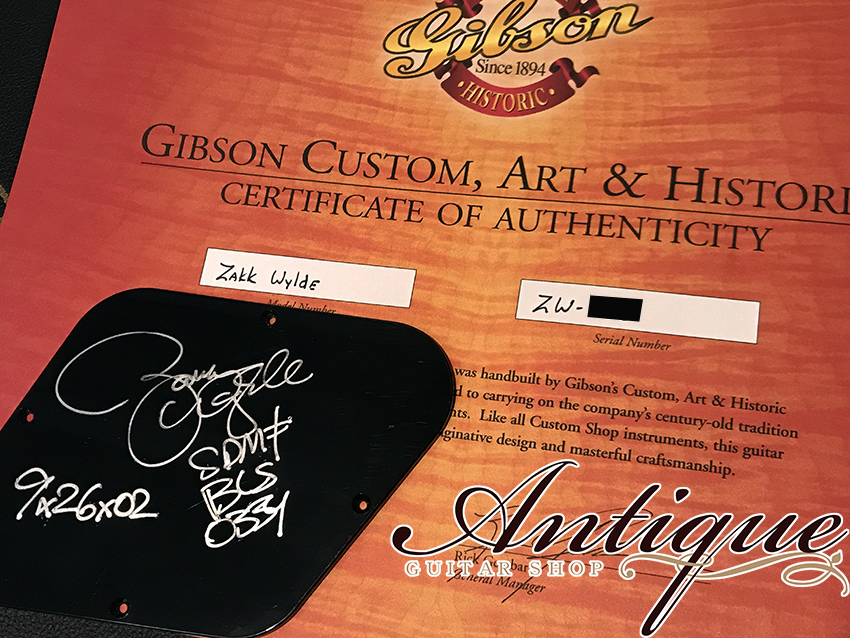 Gibson Custom Shop Zakk Wild Signature Les Paul Custom Bullseye