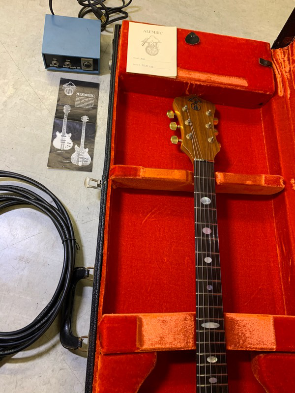 ALEMBIC MSG Series 1 Zebra Wood トップ バック!1975年製 1975年