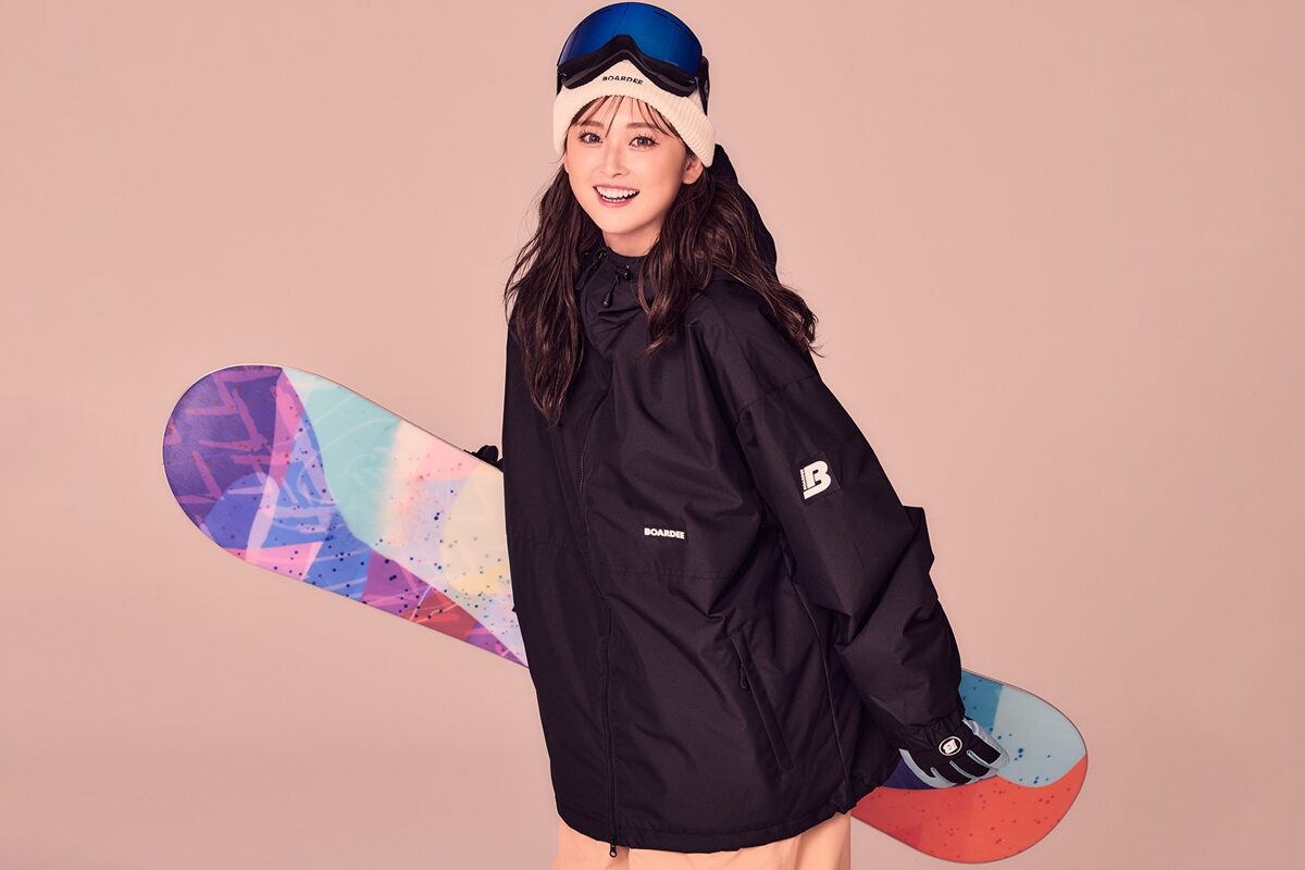 ゆうちゃみが新スノーボードブランド「BOARDEE(ボーディー)」の