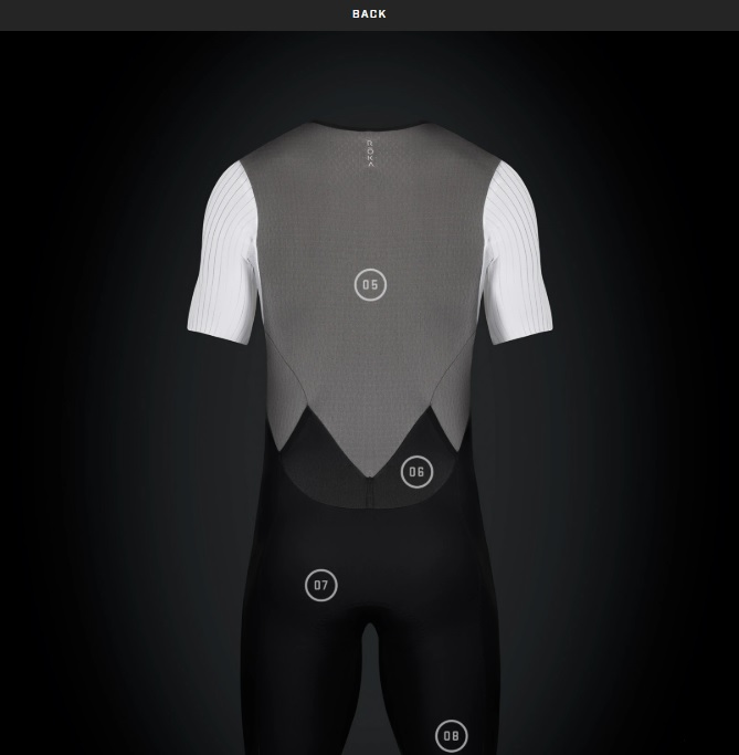 公式】ROKA (ロカ)Men's Gen II Elite Aero Tri Suit [Short Sleeve
