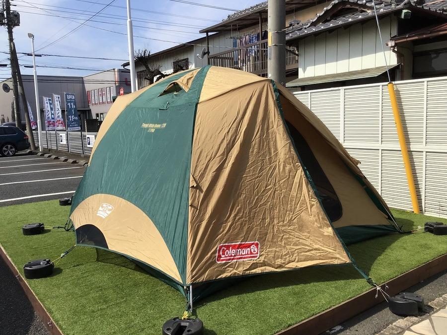 初心者でも簡単設営！Coleman(コールマン)の定番ドームテント！タフ