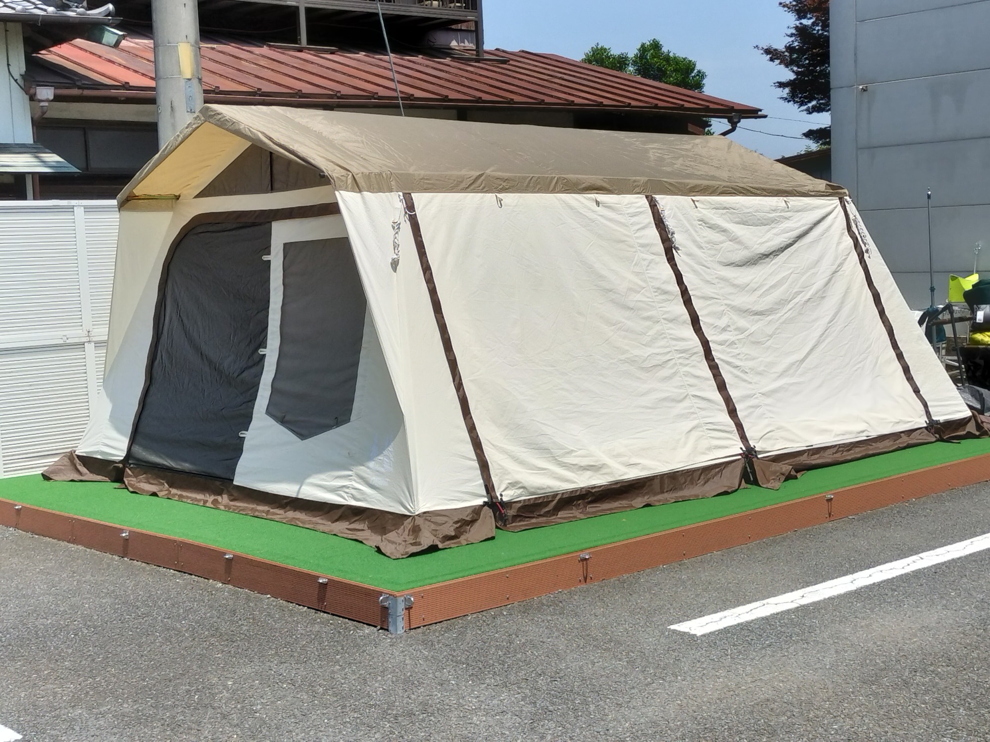 重いけども居住性・耐久性良し！オガワのロッジシェルターT/C[2024.06